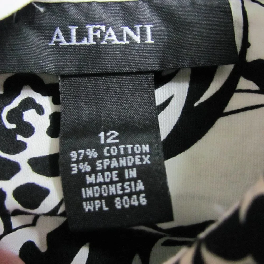 ALFANI   LADIES SHORT SLEEVE BLOUSE - Picture 5 of 7